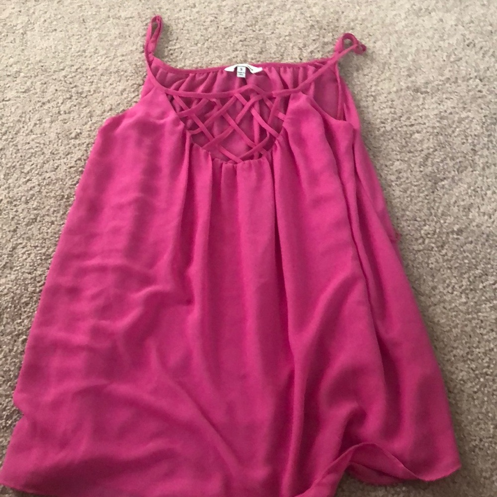 Magenta tank top